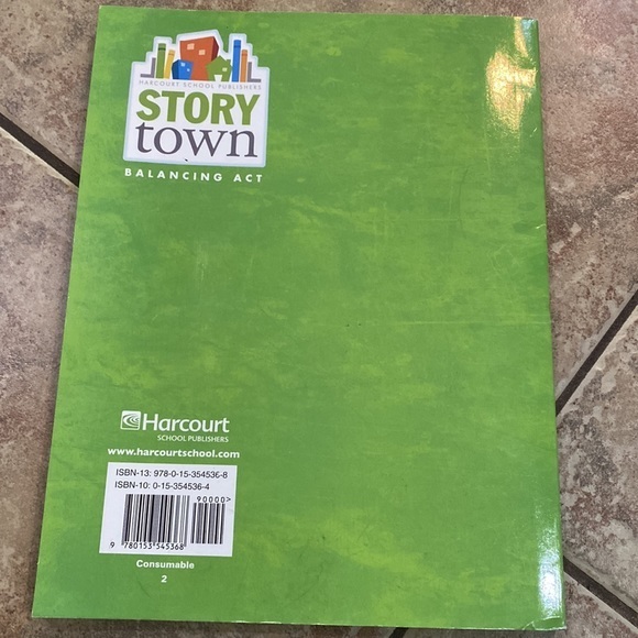 School book Harcourt Story town Balancing act Grade 2 reading curriculum book - Picture 2 of 8